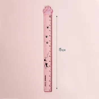 خط کش پنجه گربه ای شاینی 15 CM