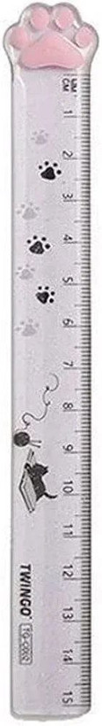 خط کش پنجه گربه ای شاینی 15 CM